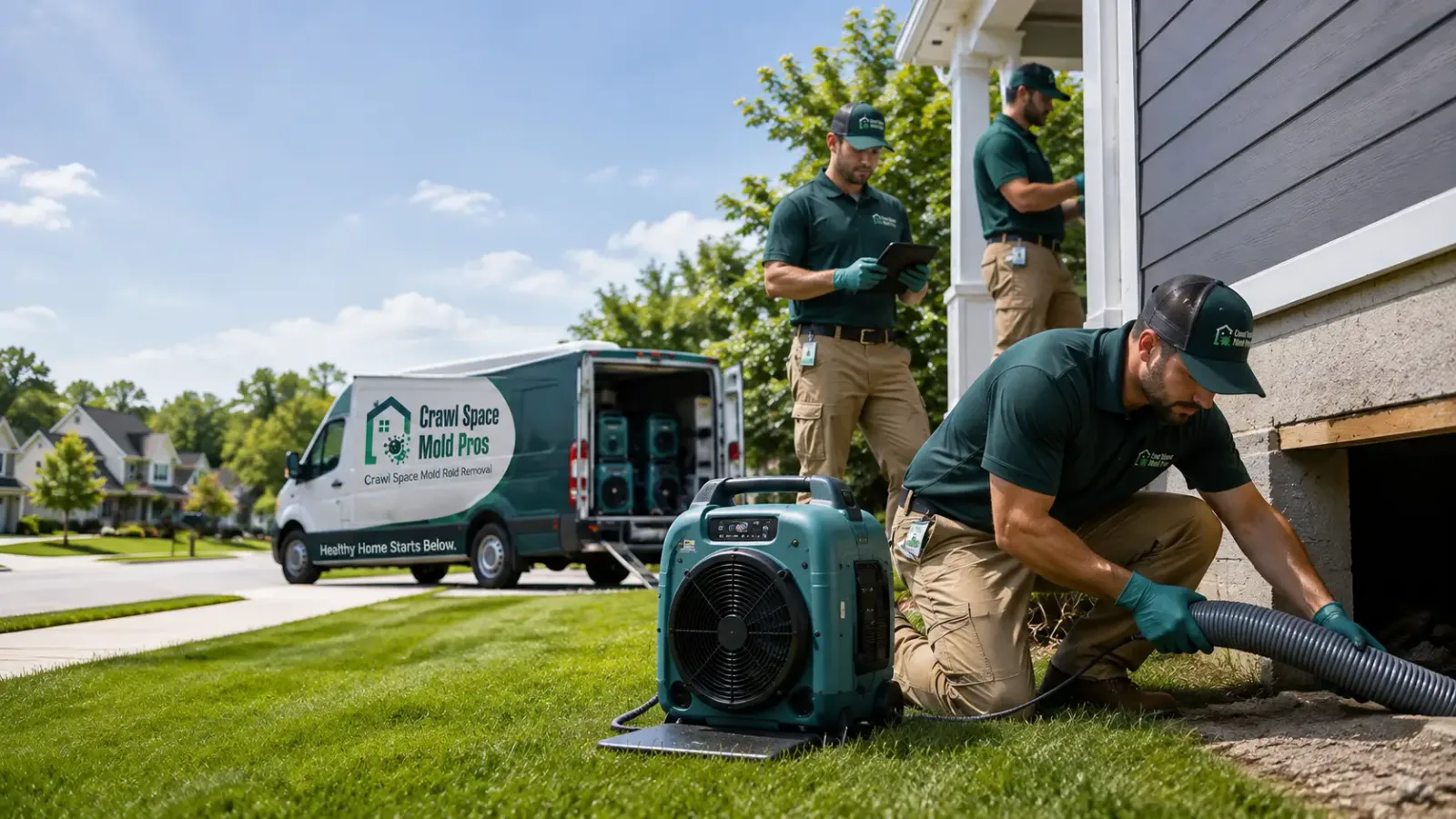 Crawl Space Mold Removal in Wilmette, IL